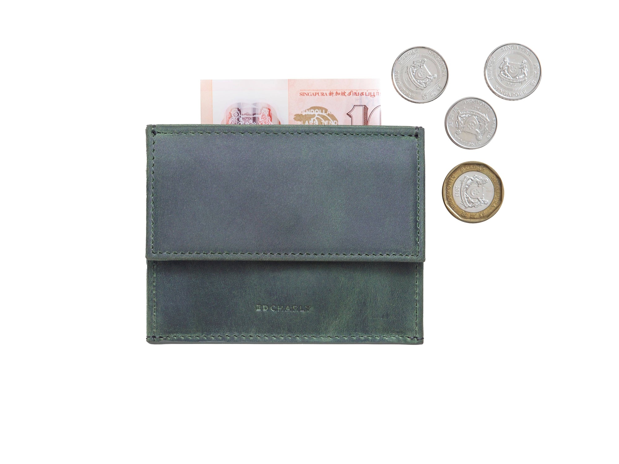 Ed Classic Green Crazy Horse Leather