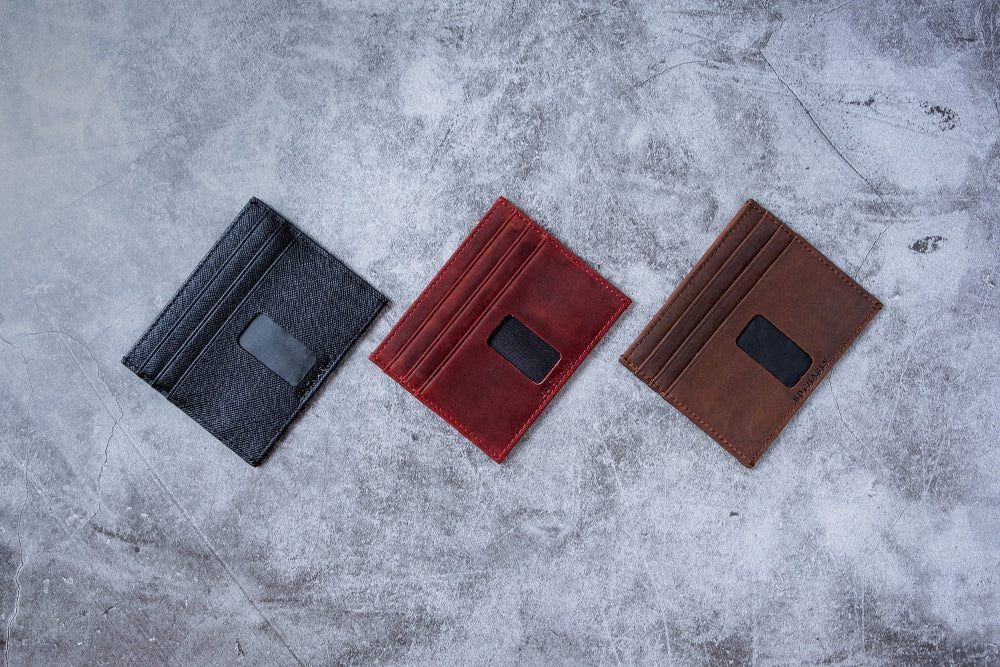 Slim RFID Minimalist wallet Multiple Colors